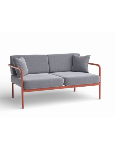 Set salon CANNES terracota (canapé, 2...