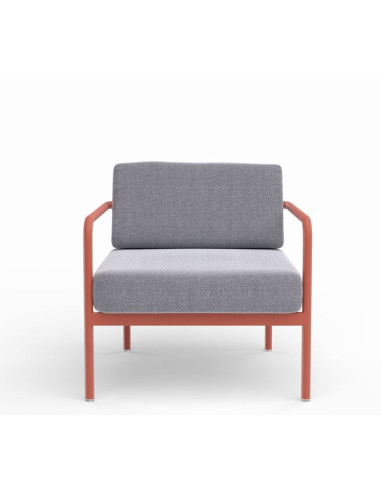 Set salon CANNES terracota (canapé, 2...