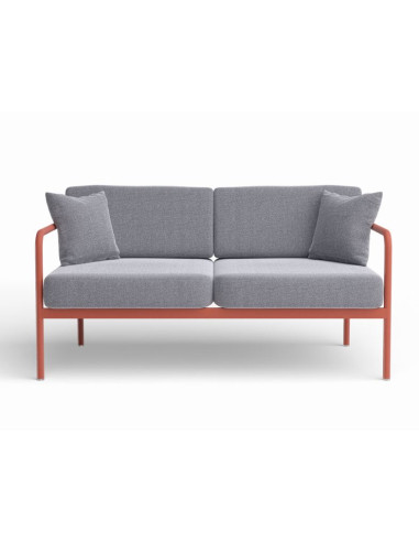 Set salon CANNES terracota (canapé, 2...