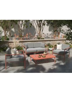 Set salon CANNES terracota... 2
