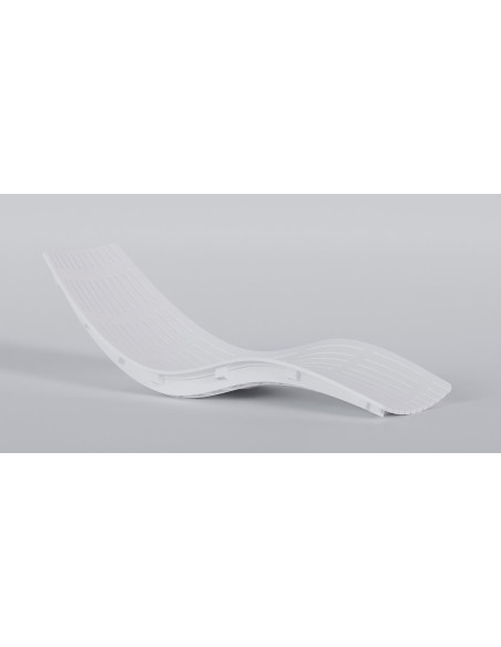 Bain de soleil empilable Havana blanc