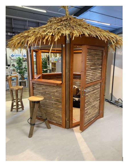 Kiosque hexagonal complet, module de 110cm