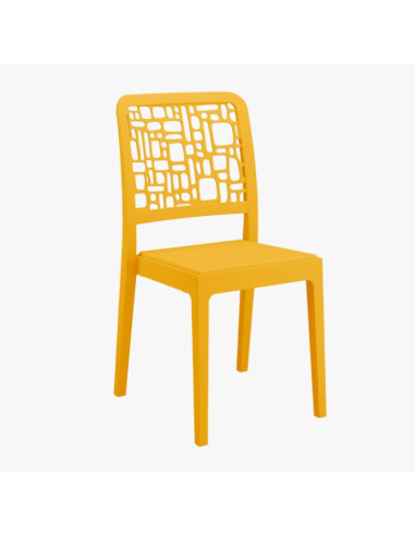 Chaise Domino Jaune
