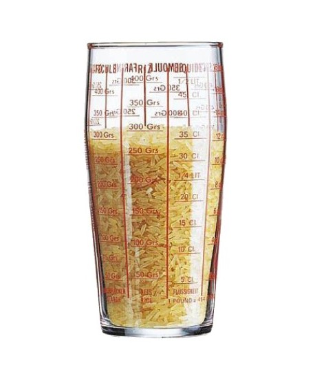 Verre Doseur gradué 58cl en verre