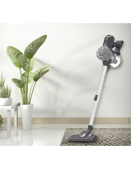 Aspirateur sans fil balai système multi-cyclone, aspirateur 2 en 1 avec aspi main, sans sac