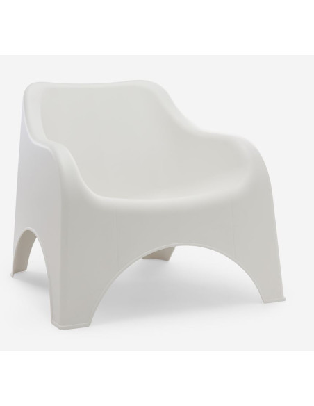 Fauteuil bas PICSI blanc