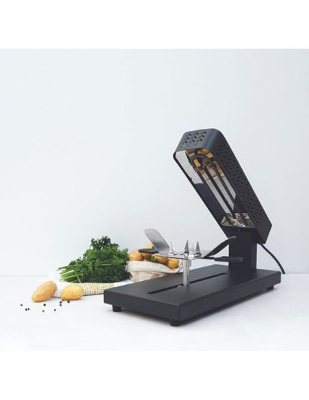 Appareil à Raclette traditionnel pour demi meule de fromage à raclette
