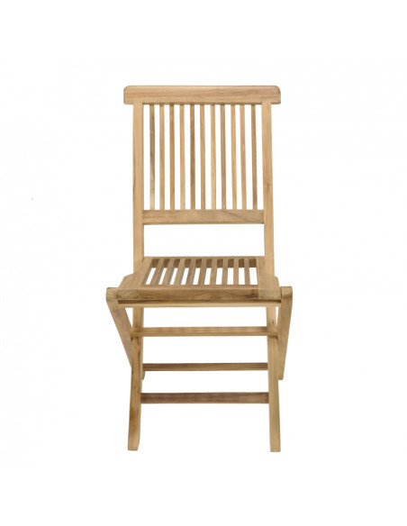 Chaise pliante BRIGHTON en Teck