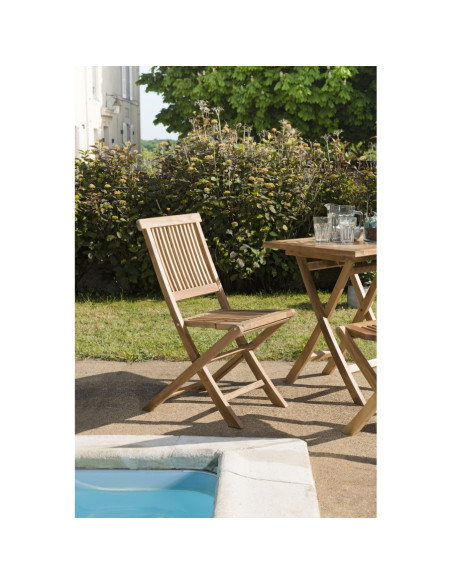 Chaise pliante BRIGHTON en Teck