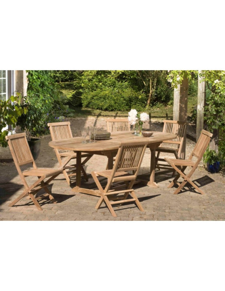 Chaise pliante BRIGHTON en Teck