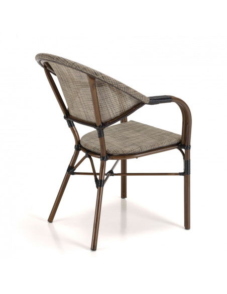 Fauteuil BISTROT taupe