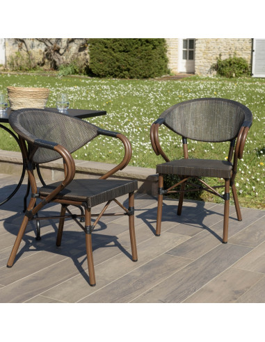 Fauteuil BISTROT espresso