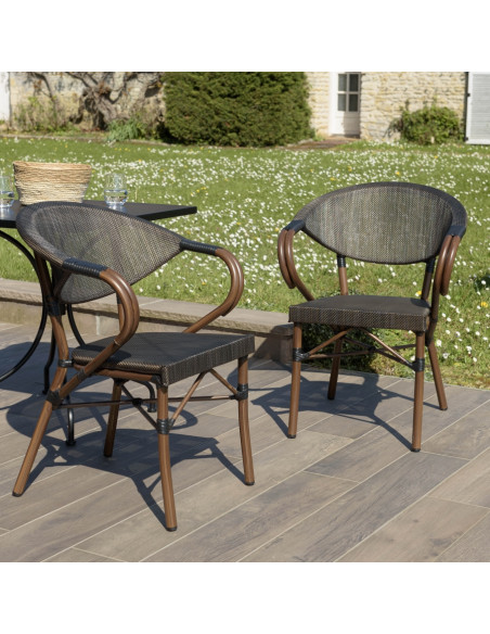 Fauteuil BISTROT espresso