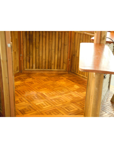 Kiosque hexagonal complet, module de...