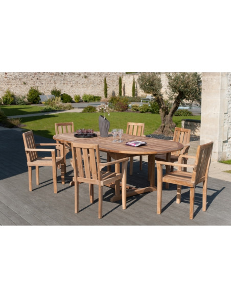 Ensemble de 2 fauteuils NOTTING HILL en Teck