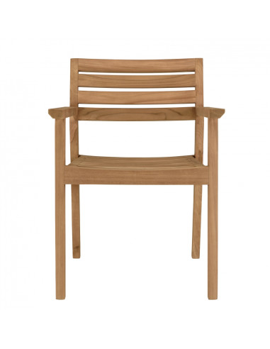 Ensemble de 2 fauteuils HAMPTONS en Teck