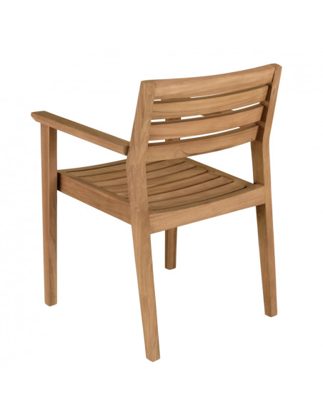 Ensemble de 2 fauteuils HAMPTONS en Teck