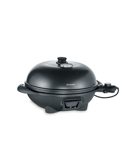 Barbecue rond sur pieds Ø41cm avec couvercle, électrique