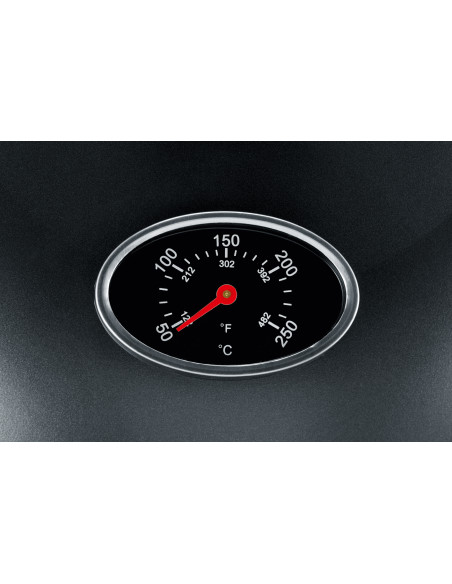 Barbecue rond sur pieds Ø41cm avec couvercle, électrique