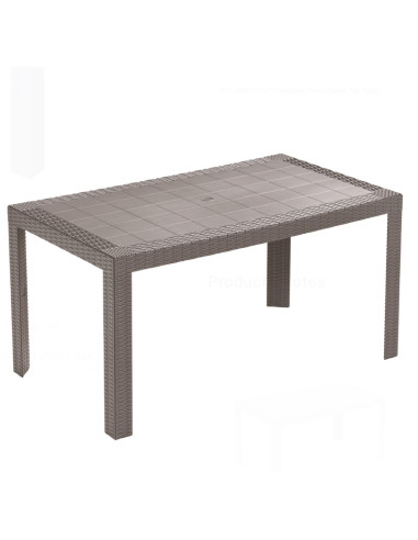 Table Urano 140x80cm Taupe