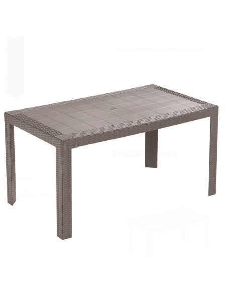 Table Urano 140x80cm Taupe