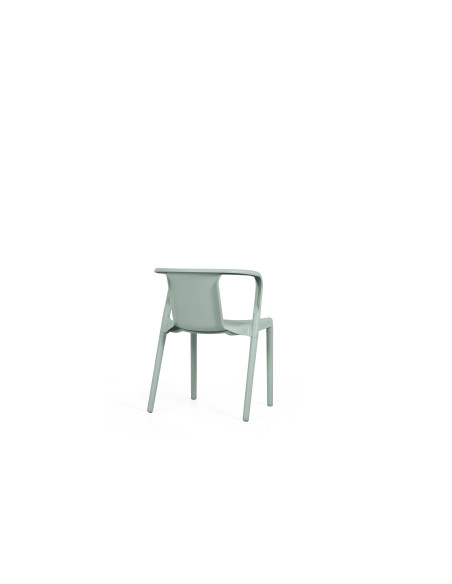 Fauteuil Lisbonne empilable Vert Jade