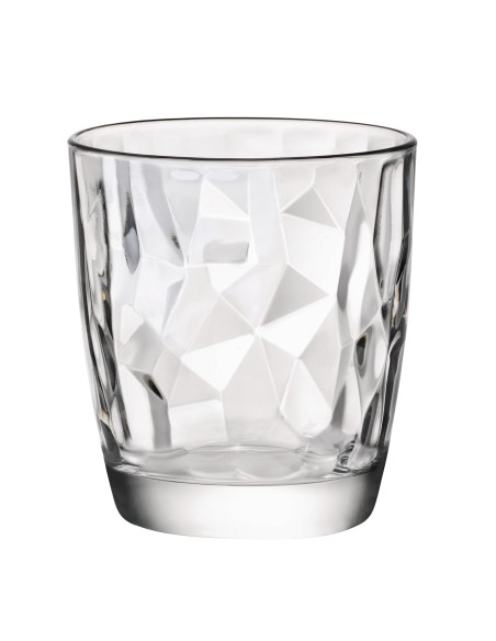 Verre gobelet Diamond forme basse 30cl transparent