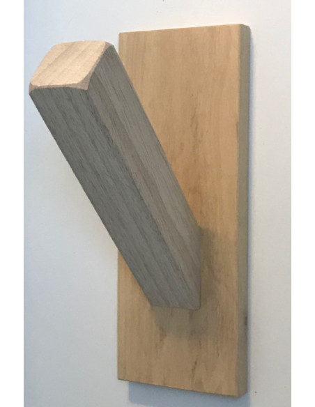 Porte manteau bois, patère La Balme à fixer au mur
