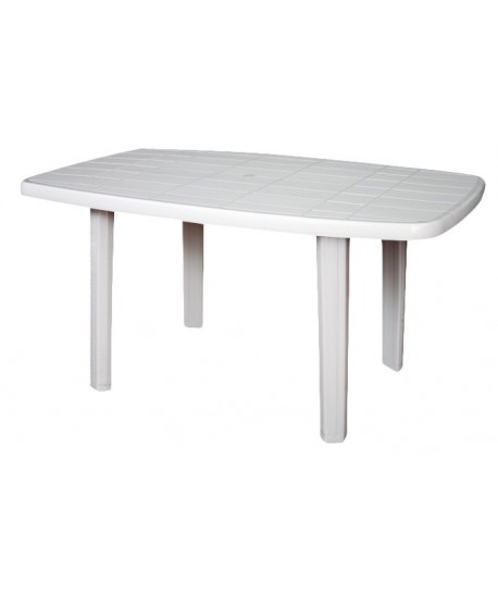 Table Standard Blanche 140x80 résine...