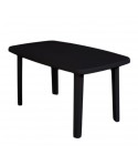 Table Standard Anthracite 140x80 résine de synthèse