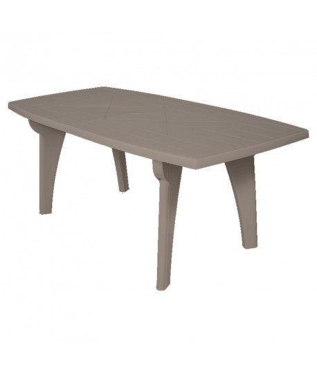 Table Standard Taupe 180x90 résine de...
