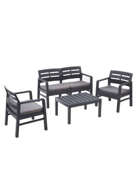 Ensemble Java 4 éléments avec coussins