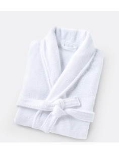Peignoir mixte blanc