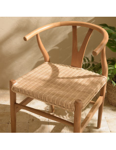 Chaise Santorin en bois de... 2