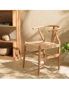 Chaise Santorin en bois de...