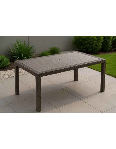 Table Urano 140x80cm Taupe