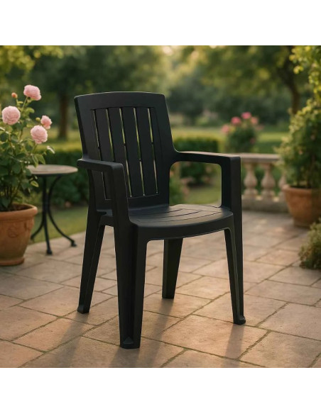 Fauteuil VENISE monobloc gamme prestige Anthracite