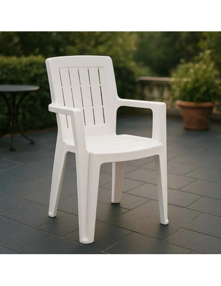 Fauteuil VENISE monobloc gamme prestige Blanc