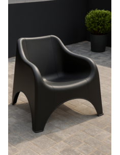 Fauteuil bas PICSI anthracite 2