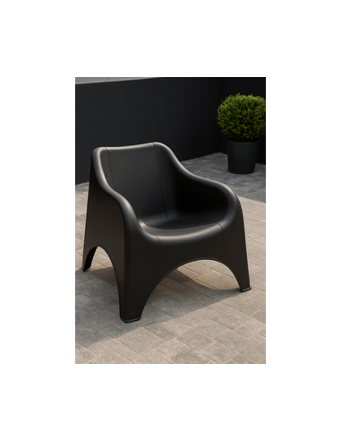 Fauteuil bas PICSI anthracite