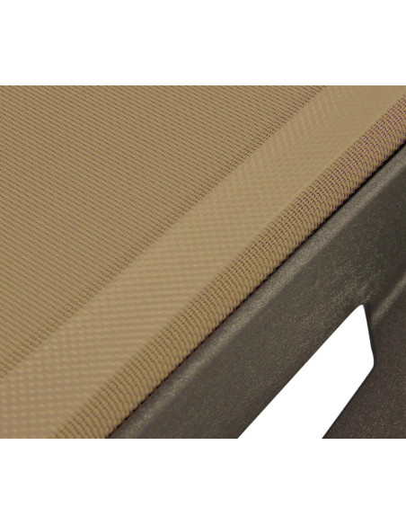 Bain de soleil Sunset, structure COGNAC toile OR