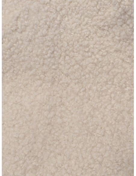 Grand coussin d'intérieur complet tissu Mouton Blanc