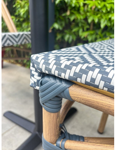 Chaise BISTROT bleu gris