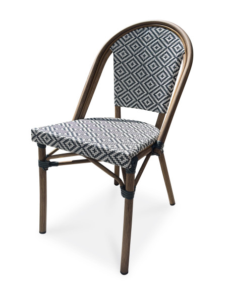 Chaise BISTROT bleu gris