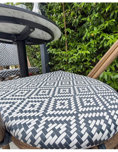 Chaise BISTROT bleu gris