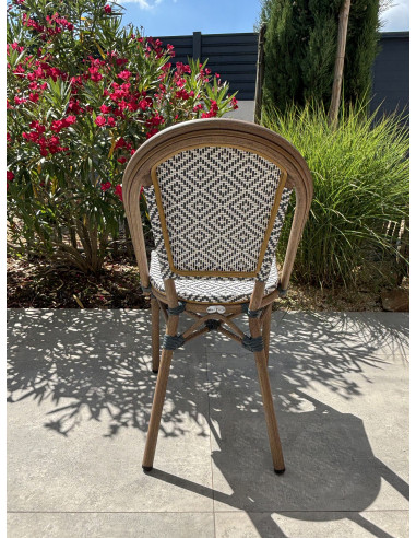 Chaise BISTROT bleu gris