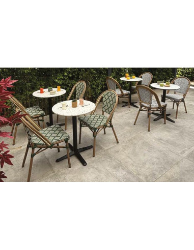 Chaise BISTROT bleu gris