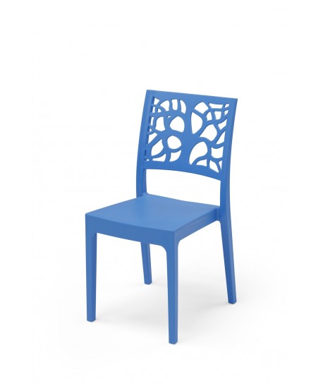 Chaise Maori Bleu Azur