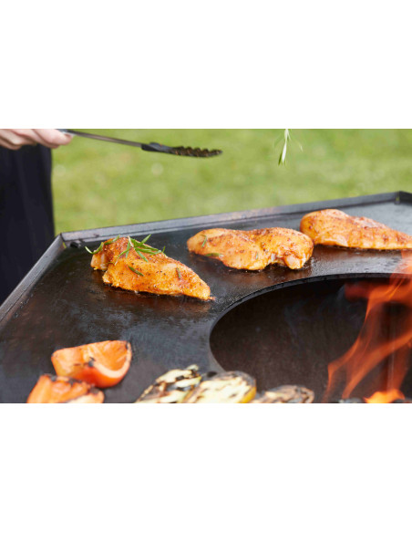 Brasero convivial NESTOR ORIGINAL en acier corten