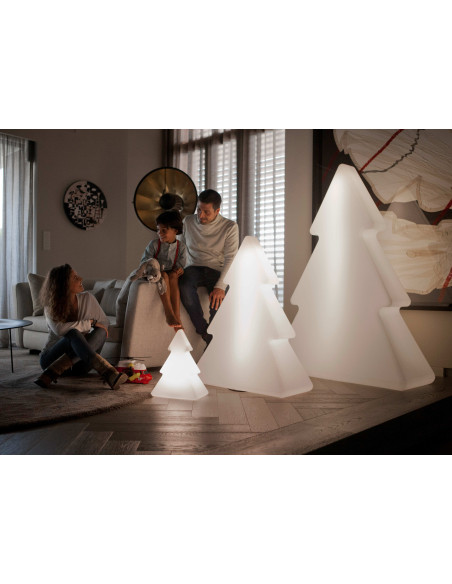 Sapin décoratif lumineux 100cm batterie rechargeable (usage in/outdoor)